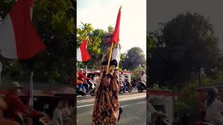 arak-arakan pasukan kerajaan majapahit Karnaval Salaman 2023 Magelang #shorts #carnival