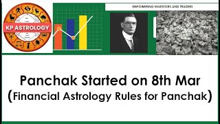 Panchak From 8th - 12th Mar | Financial Astrology Rules | KP Intraday View - 11th Mar