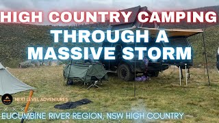 Surviving the Storm! Backcountry Camping on a Ridge in NSW High Country + Epic Fire-Grilled Steaks!