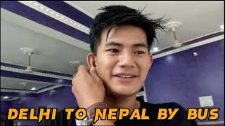 International bus journey India To Nepal by bus/ Traveling 2day Delhi To Dang Nepal.