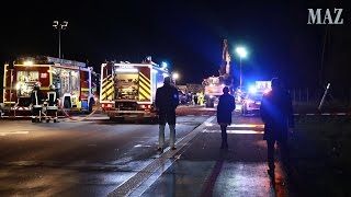 Ärgernis Gaffer bei einem Unfall auf der  A 2