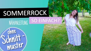 30 Minuten Sommerrock ganz ohne Schnittmuster