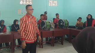 Perdana Latihan _Vakum 1 semester_ Drum Band MTs. Nurul Islam Pontianak 2024