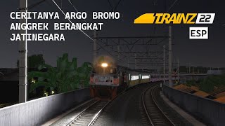 CERITANYA ARGO BROMO ANGGREK BERANGKAT JATINEGARA PAGI HARI | TRAINZ SIMULATOR INDONESIA