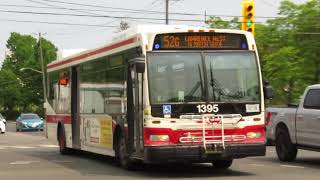 TTC NovaBUS HEV #3617 & Orion VII NG HEV #1395