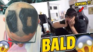 I Shaved My Head For @triggeredinsaan and Surprised Him