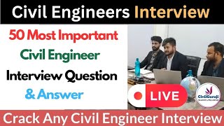 How to Crack Civil Site Engineer Interview || Live Workshop