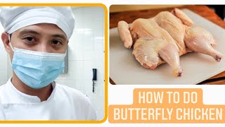 HOW TO DO BUTTERFLY CHICKEN AND DEBONED | BY MR MEJIA #butchery  #butcher