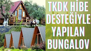 TKDK Hibe Desteğiyle Yapılan Bungalov Yatırımcısını Ziyaret Ettim.