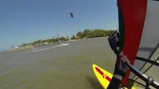 Windsurfing 4/1/14 Wellington Point Neilpryde VX LTD 5.5m F2 Axxis 262 85L