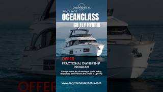 Offer 33% fractional ownership of the stunning motor yacht OCEANCLASS 68 FLY HYBRID #yachtlife