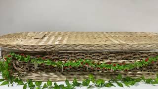 #coffins #casket  #love#green#burial#natural#willowcasket#design #factory #bamboo#flower #seagrass