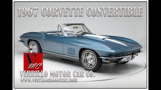 1967 Chevrolet Corvette convertible Lyndale Blue 427/435HP chassis