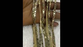 18karat Italian thick gold chains, available for next day delivery.