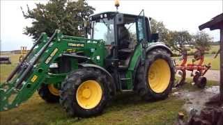 John Deere 6330 Ploughing 2012