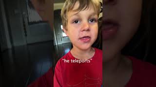 3 yr old says Dad Teleports 🤣🤣🤣🤣