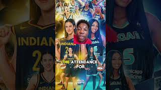 Caitlin Clark accounts for 33.5 % of the WNBA’s total attendance #caitlinclark #wnba