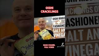 Taste testing Oishi Crackings Salt and Vinegar crisps here in the Philippines #shorts #philippines