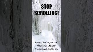 DAY 1: Once in Royal David's City #stopscrolling #christmasmusic #shorts