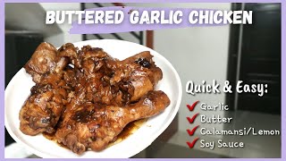 BUTTERED GARLIC CHICKEN | ECQ TIPID RECIPE | Janice Pallarca