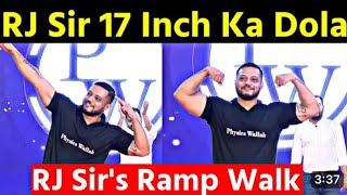 Rajwant sir RAMP WALK 💪🏻 😍|| Rajwant sir OP || PW   #PW #RAJWANTSIR #IIT