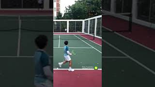 RELAXED hitting  #tennistime #tennis #tennisshorts #tennismatch #tennispractice #tennisplayer