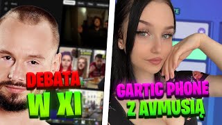 GARTIC PHONE Z AVMUSIĄ 😳 | DEBATA W XI - RYBSONKICK