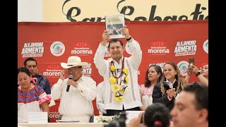 Alejandro Armenta se pronuncia en favor de los Pueblos Indígenas de Puebla