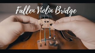 Fallen Violin Bridge