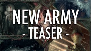 New Army Teaser Winter Wizard Warhammer 40K