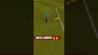 Messi vs Mbappe 🤡🤡 Messi and Mbappe 🦾🦾#shorts #football #dls