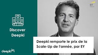 Deepki remporte le prix de la Scale-Up de l'année, par EY