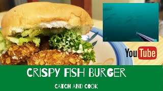 CATCH AND COOK tropical yellowtail | Crispy Fish Burgers