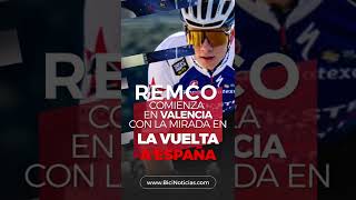 Remco Evenepoel comienza la temporada en la vuelta a Valencia #shorts