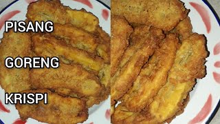 RESEP PISANG GORENG KRISPI