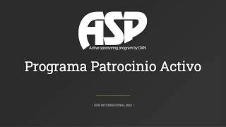 DXN ASP - Programa Patrocinio Activo (Englisch -Spanisch)