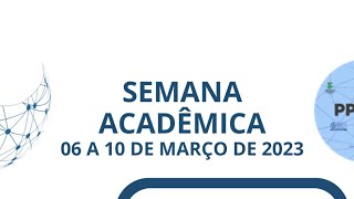 Apresentação de trabalhos Semana Acadêmica PPGDC