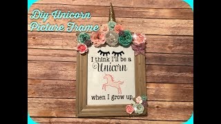 Diy Unicorn Picture Frame