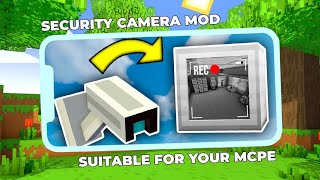 Security Camera Mod for Minecraft pocket edition 1.19 🔥 | Camera Addon Minecraft Pe 1.19 | Mcpe Mods