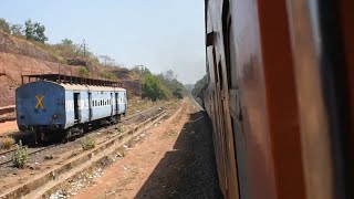 Konkan Railway Electrification Progress At Ratnagiri Railway Station