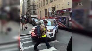 Emergencia por colapso de edificio de estacionamiento en Nueva York