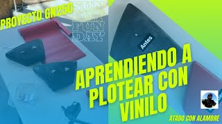 VINILAR una MOTO / Poner Vinilo Moto (Putting vinyl on the bike) CAMBIO RADICAL CON VINILO 😱 |