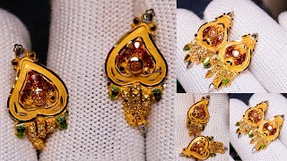 gold earrings designs for daily use with price 2023/ की कीमत के साथ दैनिक उपयोग के लिए सोने की