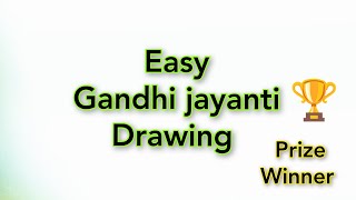 Happy gandhi jayanti drawing/how to draw Gandhi jayanti poster/gandhi jayanti poster drawing