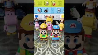 Lego Mario Ice And Lego Luigi Builder Exchange Power Up Suits #shorts #mario #viral