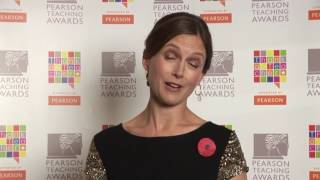 Katie Derham thanks a teacher