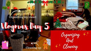 Organizing and Cleaning ~ Vlogmas Day 5