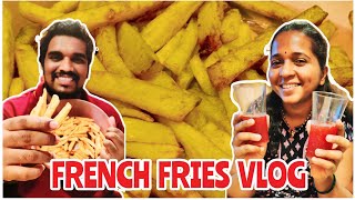 French Fries Vlog | आज अमृताने बनवले गरमा गरम फ्रेंच फ्राईज | Asha Maragaje