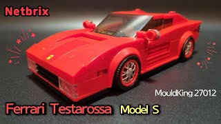 Ferrari Testarossa MouldKing 27012 Model S - Speed Build & Review ⚡️ 몰드킹 페라리 테스타로사