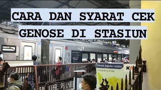 Cara TES GENOSE di STASIUN, HARGA TERJANGKAU CUMA Rp 30.000,- hasil TIDAK MENUNGGU LAMA